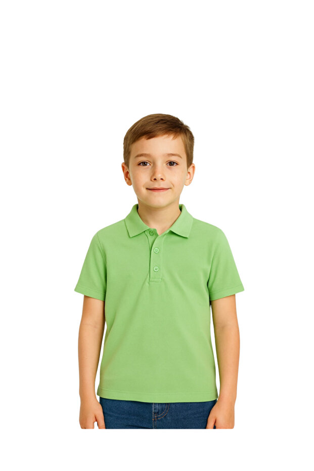 Lily Co Short Sleeve Polo Collar Unisex T-Shirt