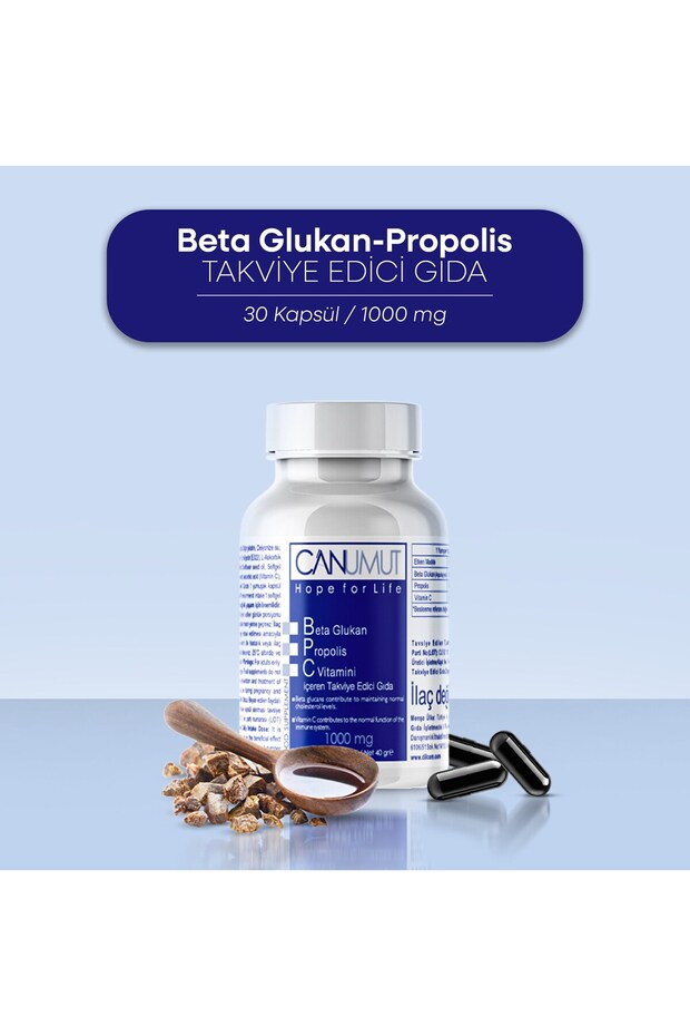 Beta Glukan - Propolis 1000Mg / 30 Kapsül
