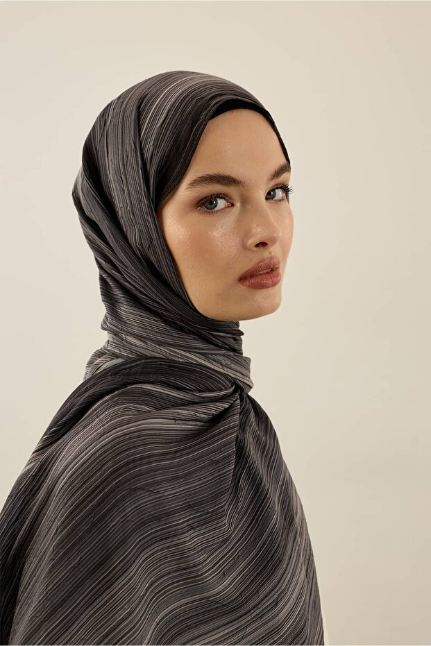 Linevera Desen Bambu Şal - 2