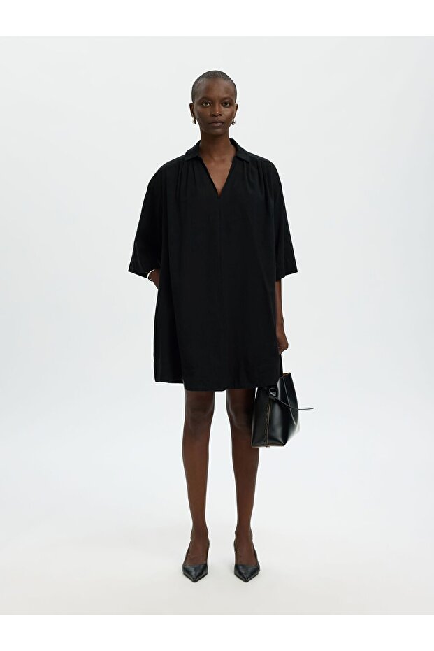 Midikleid Leinenmix - 4