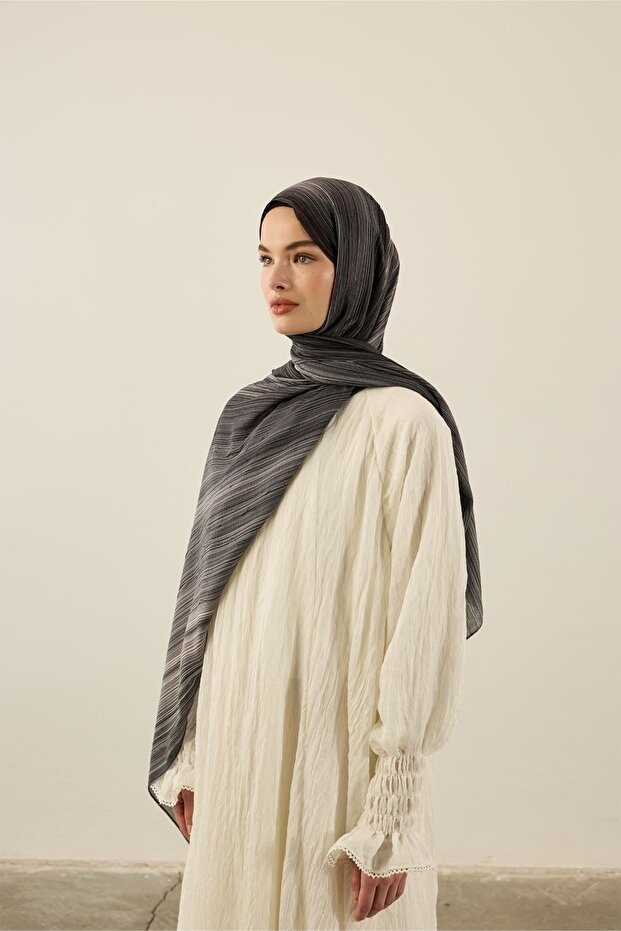 Linevera Desen Bambu Şal - 1