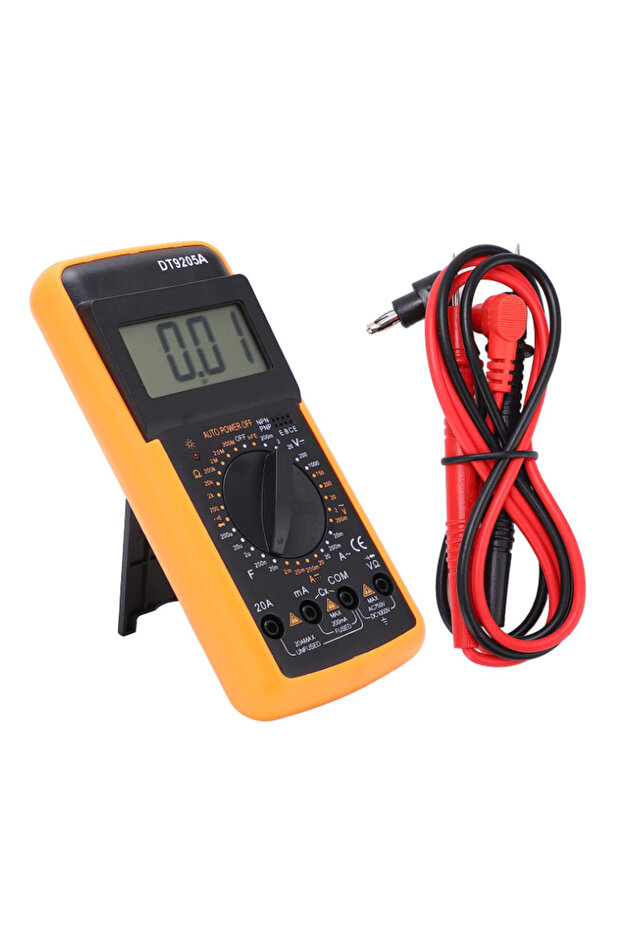 DT9205A Multifunctional Universal Digital Electrical Multimeter with Durable High Precision - 5
