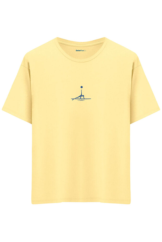 Yogi Printed Crew Neck Oversized T-Shirt