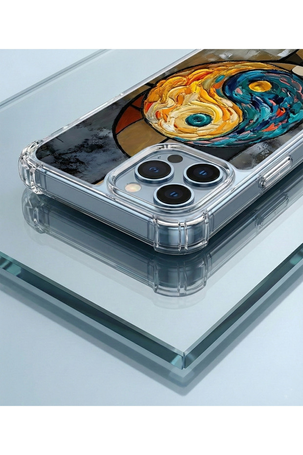 حافظة حماية للزوايا متوافقة مع هاتف iPhone 16e بتصميم Metmorphosis Decryption UV مطبوع - 4