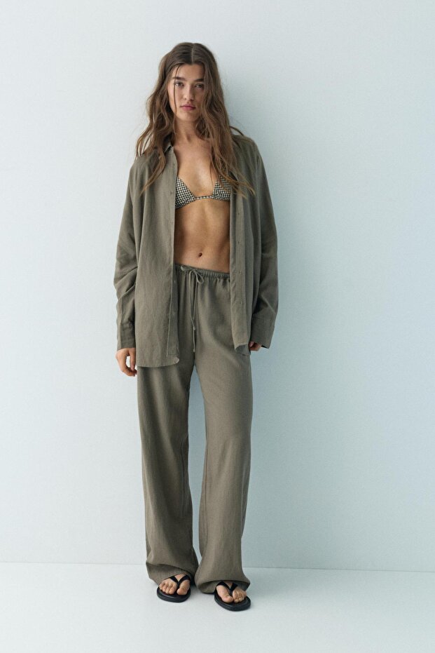 Uzun kollu rustik gömlek - 3