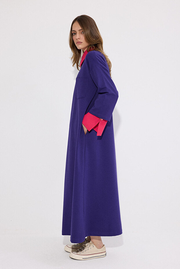 CEPLİ ÖRME ELBİSE - 4