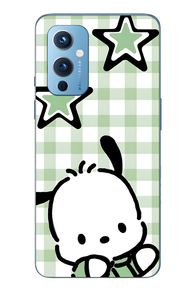 حافظة هاتف شفافة متوافقة مع One Plus 9 Cute Dog منقوش - 1