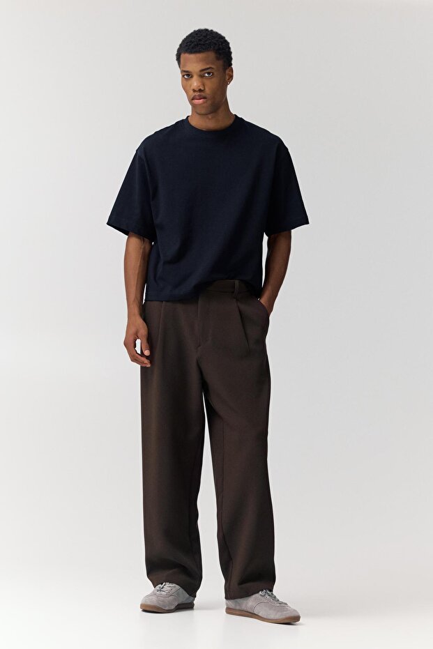 Tailored fit pilili pantolon - 1