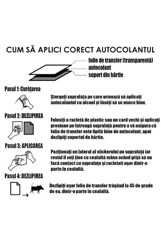 Autocolant auto „Cățeluș”, 10cm, negru - 2