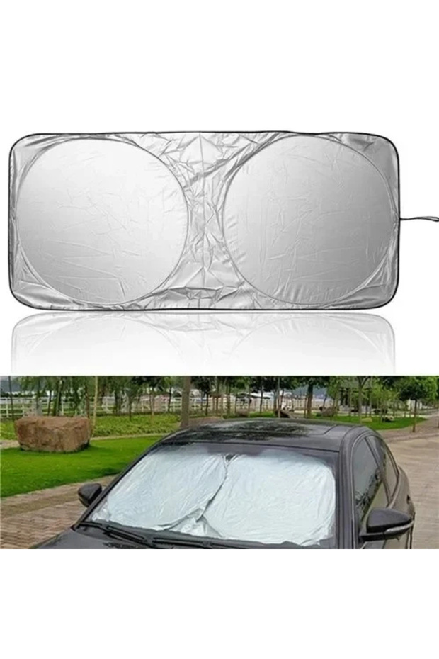 واقي شمس قابل للطي للزجاج الأمامي للسيارة - 4