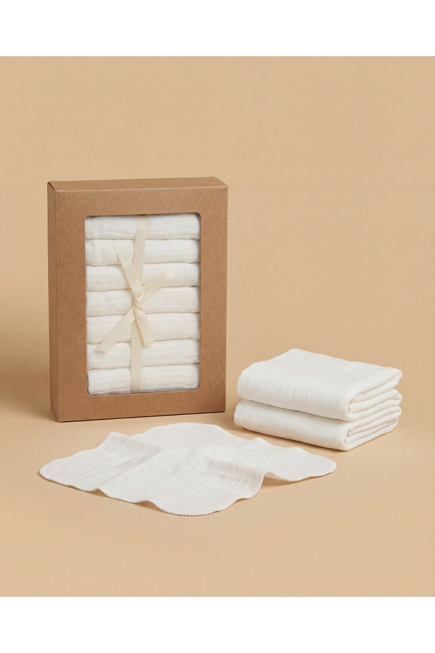 - 100% Cotton Mouth Wipes | 7 Pieces