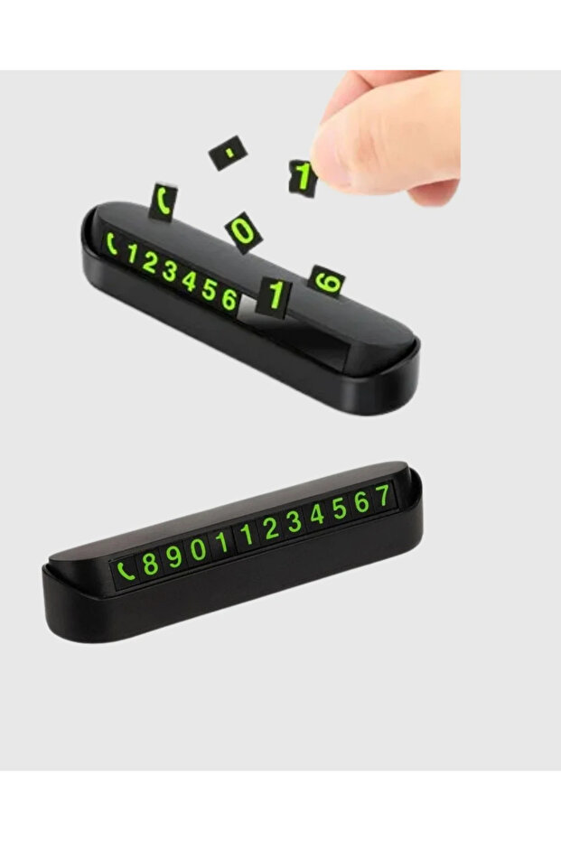 Phosphorescent number indicator - 2