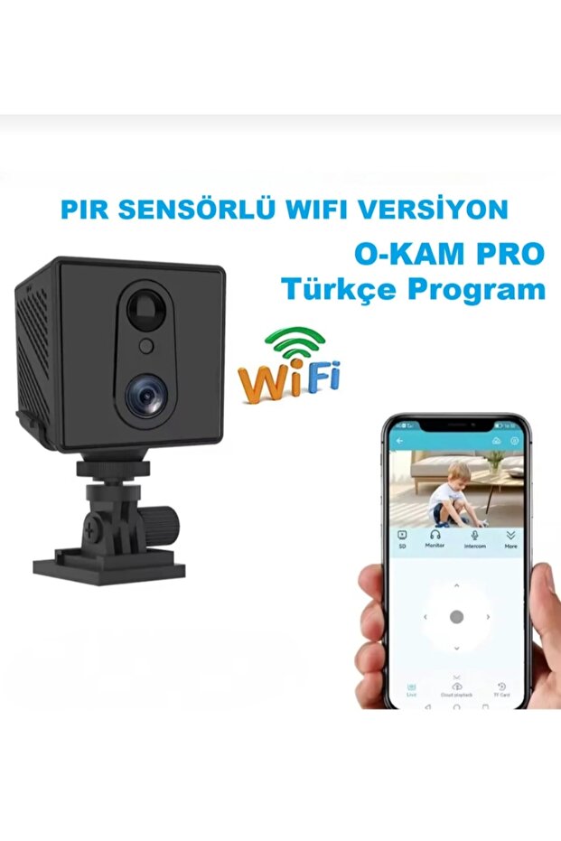 R market Mini Gizli Kamera 1 Hafta ile 1 Ay Arası Şarj Ömürlü (Uzunlu 5cm Derinlik 4cm Genişlik 4cm)