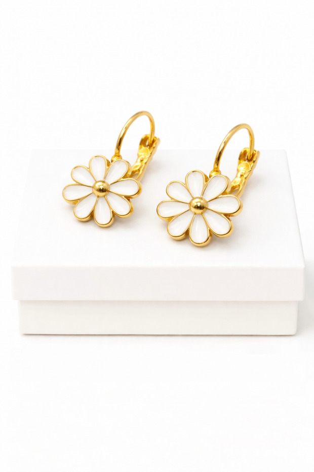 Clip-On Earrings for Pierced Ears with Flower Chick Cat Unicorn Panda and Bee Designs