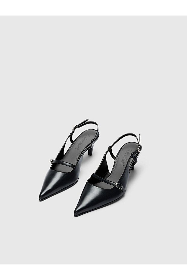 Slingbacks Leder - 3