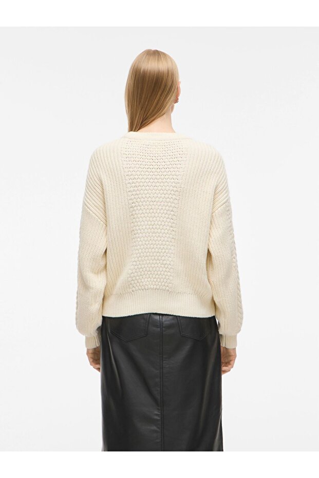 Strickpullover Zopfstrick - 4