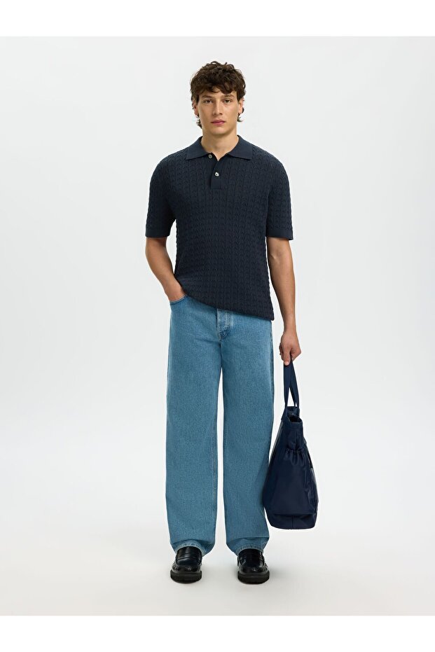 Polohemd aus Strick Regular Fit - 6