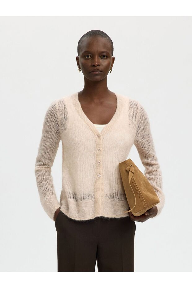 Strickjacke Mohair-Mix - 1