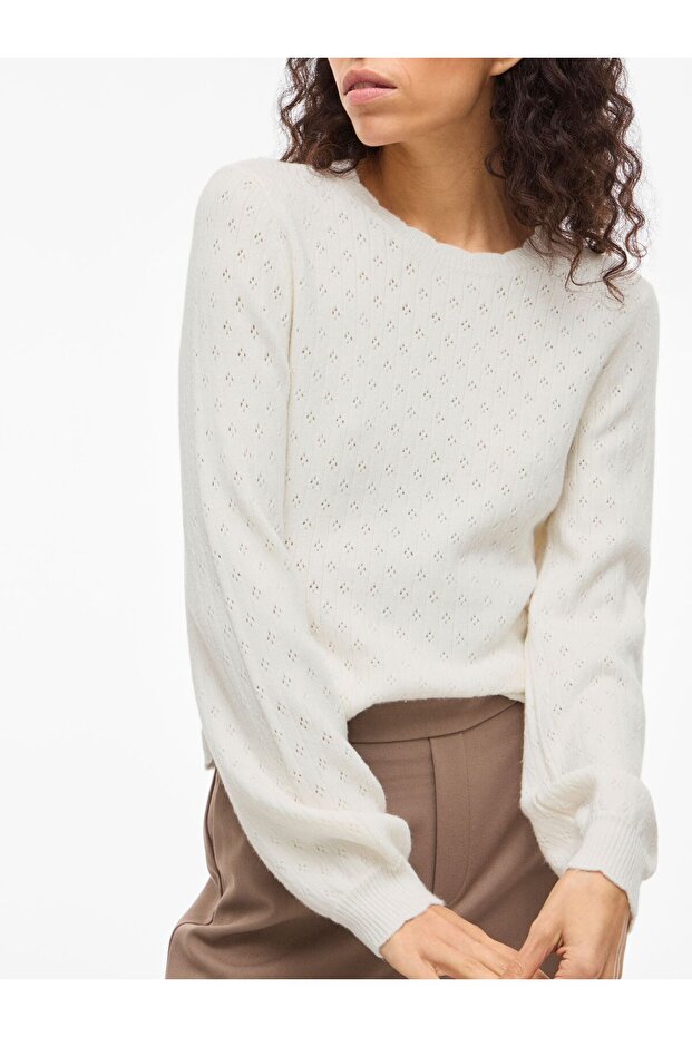 Strickpullover VIPOILA Rundhals - 6