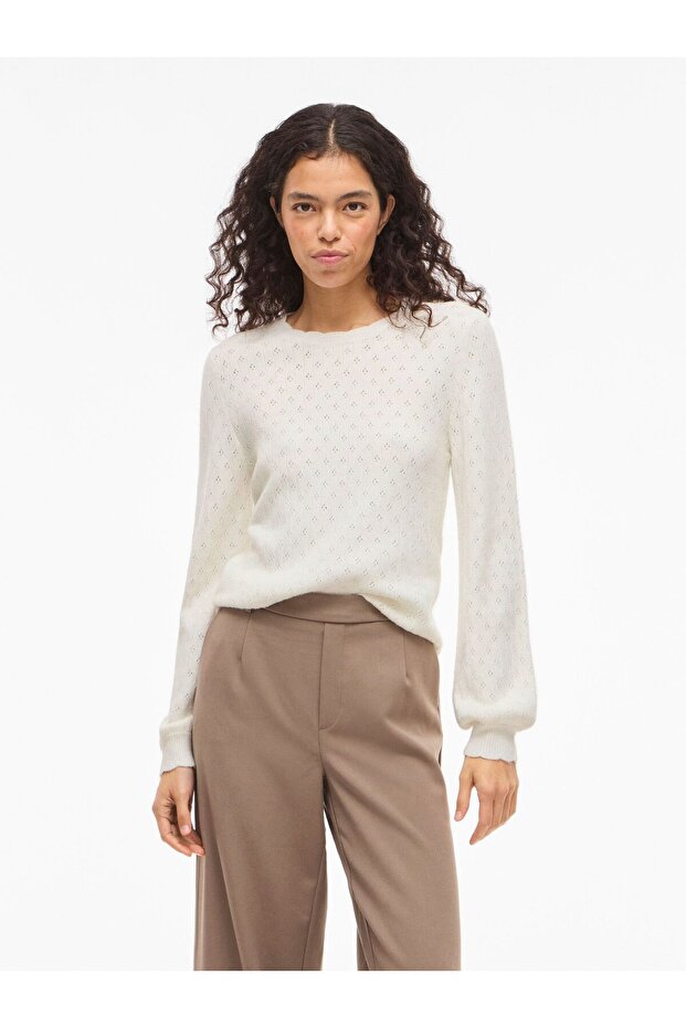 Strickpullover VIPOILA Rundhals - 1