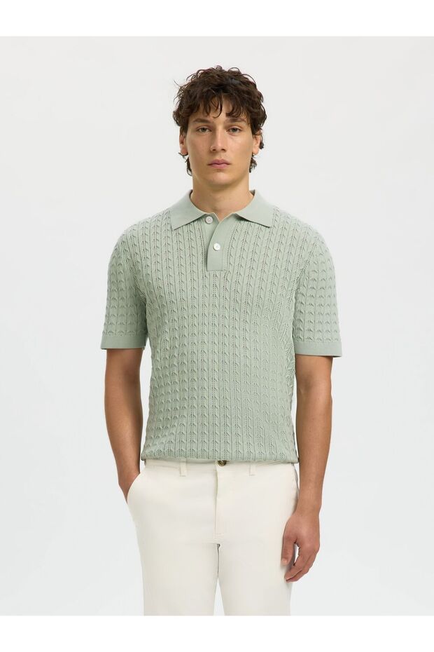 Polohemd aus Strick Regular Fit - 1