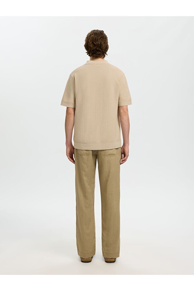 Poloshirt Leinenmix - 3