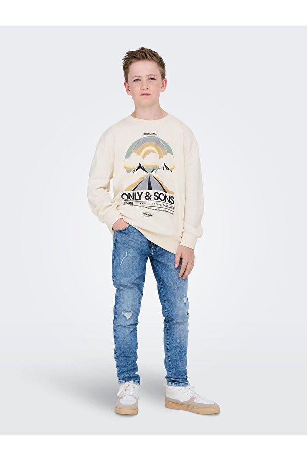Sweatshirt mit Rundhalsausschnitt - 5