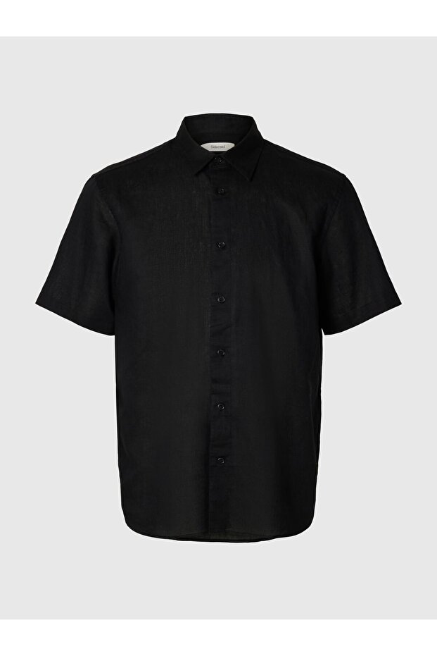 Bluse aus Leinengemisch Regular Fit - 2