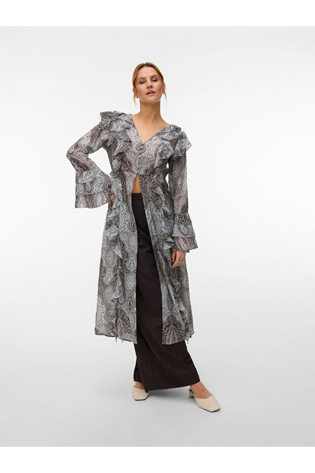Bluse VMTARA Strickjacke - 4