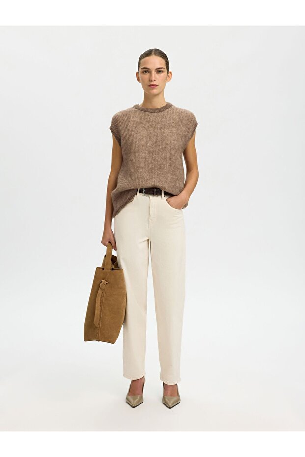 Strickweste Wollmix - 6