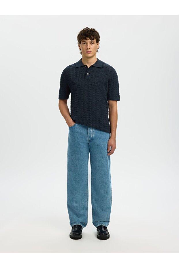 Polohemd aus Strick Regular Fit - 4