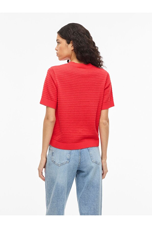 Strickoberteil VILOLLO Kurzärmeliges - 4