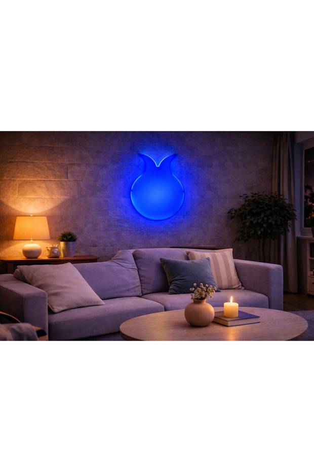 مصباح حائط LED على شكل شمعدان 29x22x5