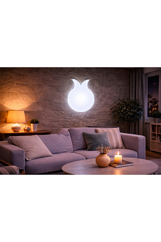 مصباح حائط LED على شكل شمعدان 29x22x5
