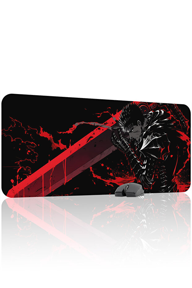 Berserk Non-Slip Stitched Rubber Gaming Mousepad V2 - 90X40 XXL Gaming Mouse Pad Mouse Mat