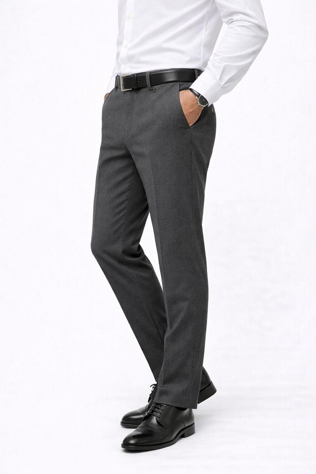 Caserta Regular Fit Stretch Fabric Men's Fabric Trousers - 7558