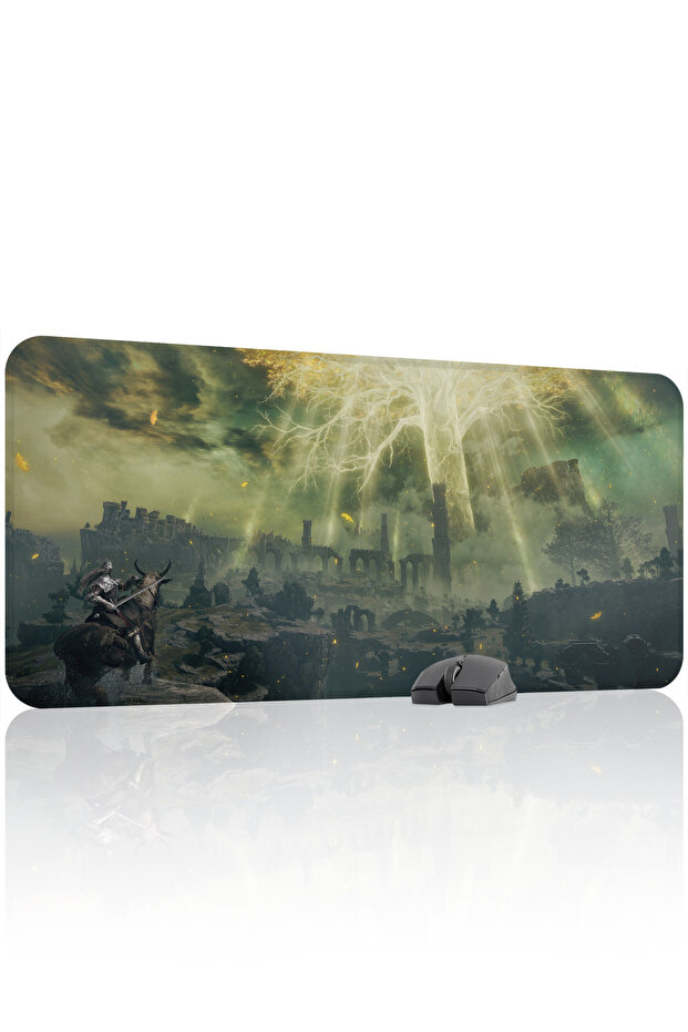 Elden Ring Non-Slip Stitched Rubber Player Mousepad V5 - 90X40 XXL Gaming Mouse Pad Mouse Mat