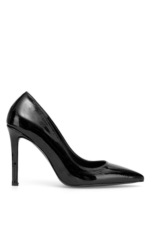 Elit Zyn4017 Women's Patent Leather Stiletto Black