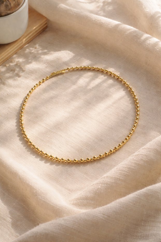 Vintage Style Grace Choker Necklace for Women Gold Color