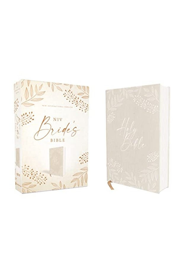 NIV, Bride's Bible, Cloth over Board, Cream, Red Letter, Comfort Print