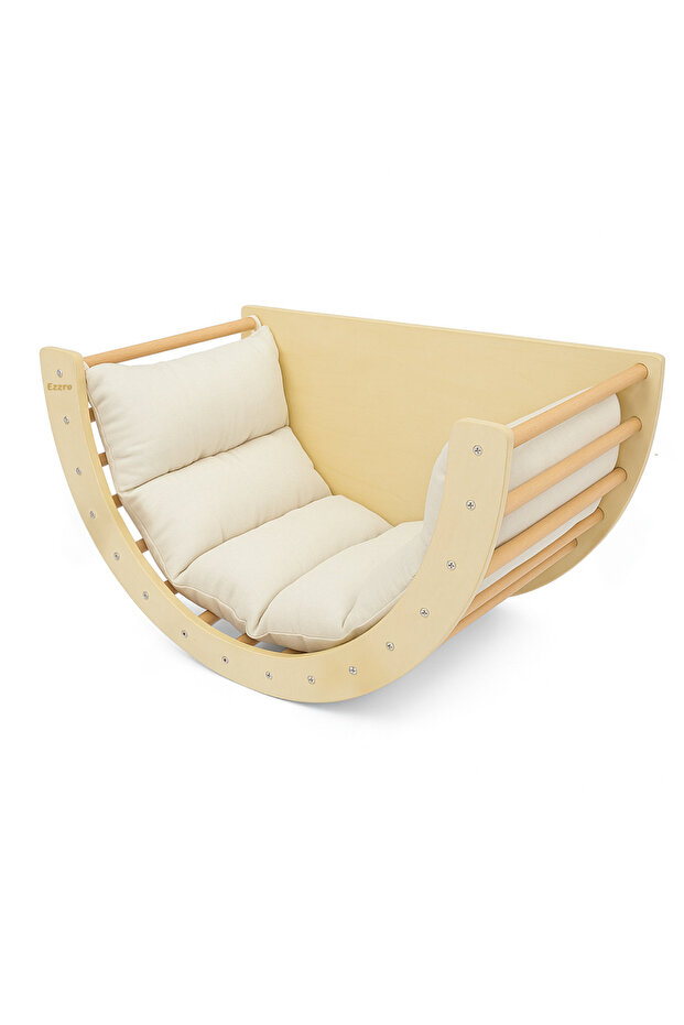 مجموعة بساط لعب طبيعي وقوس تسلق - 1