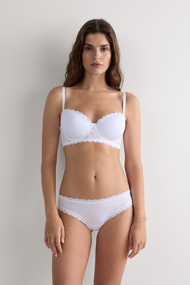 حمالة صدر صوفيا دانتيل بتصميم البالكونيه - 1