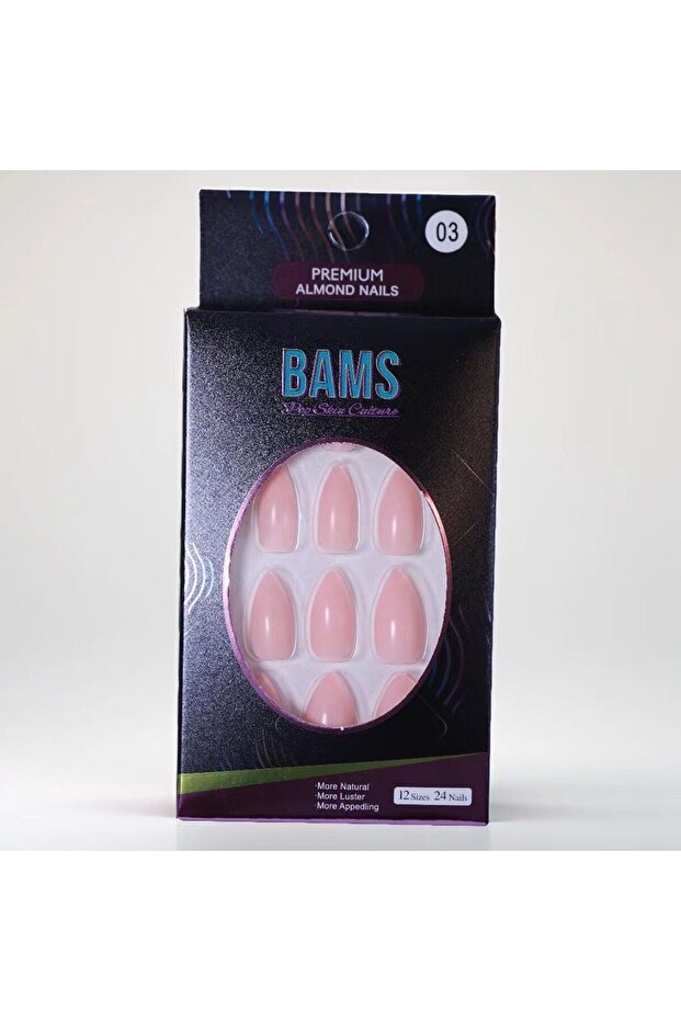 BAMS | PREMIUM ALMOND NAILS | BN03
