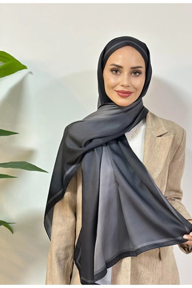 قماش مودال شال بنمط متدرج - 2
