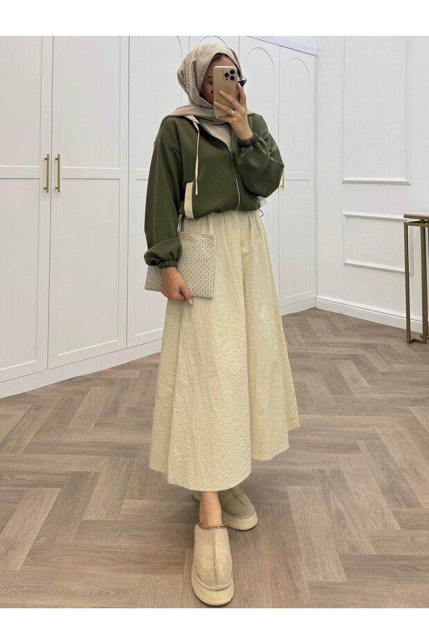 KAPÜŞONLU İKİLİ ELBİSE - 4