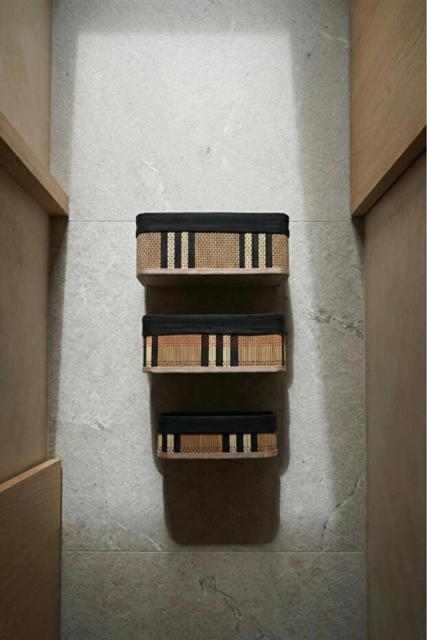 BAMBU 3 'LÜ SEPET KAHVE - 2