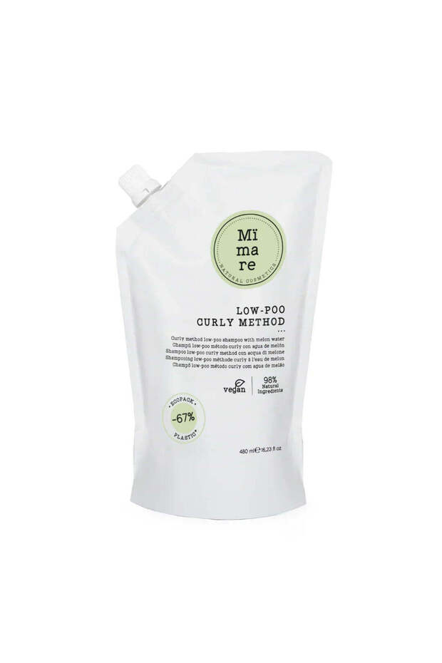 Mimare Curly Method Low-Poo Shampoo for Curly Hair 480ml