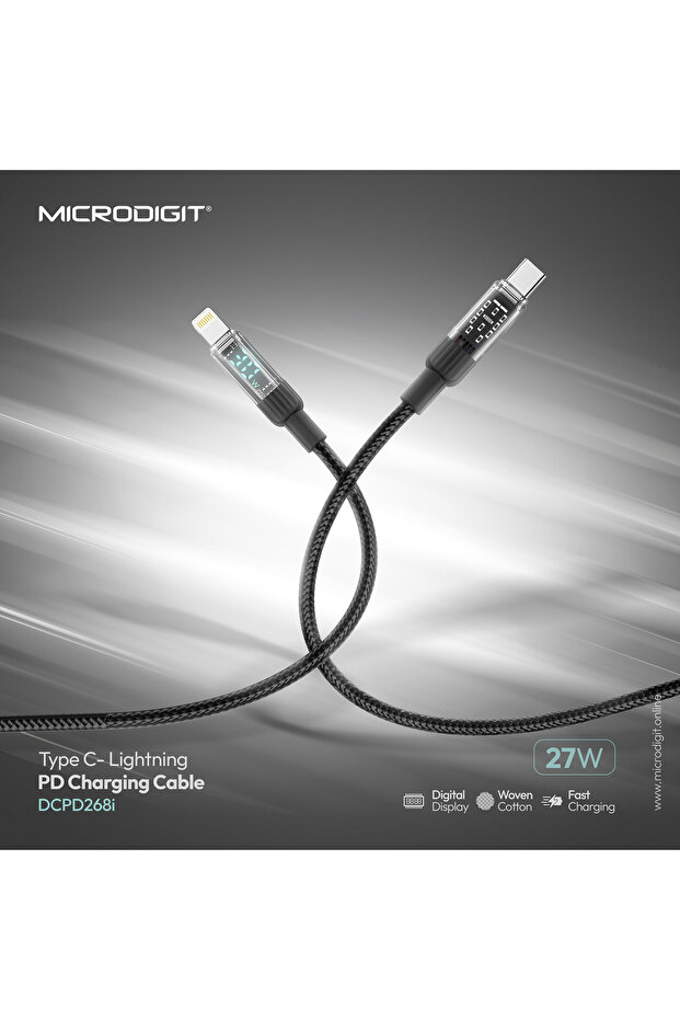 كابل بيانات من النوع C إلى Lightning - DCPD268i - 2
