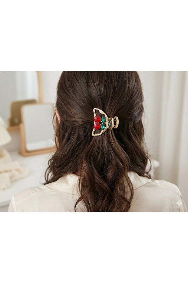 İky Akseusar Metal Cherry Buckle Small Size