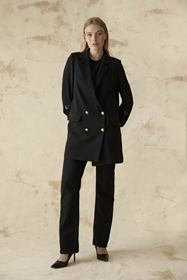 سترة ترافري سوداء 0002 - 5